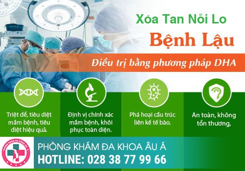 Chữa bệnh lậu bằng công nghệ DHA