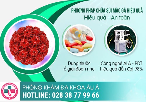 Phương pháp đốt sùi mào gà như thế nào?