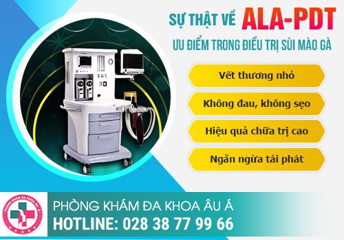 Điều trị sùi mào gà ở môi hiệu quả